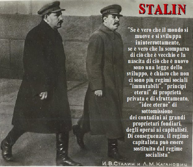 STALIN E LE QUATTRO LEGGI GENERALI DELLA DIALETTICA